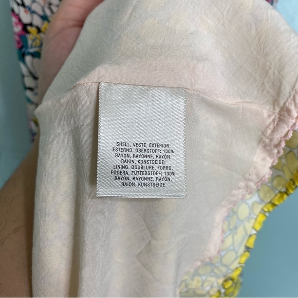 Anthropologie Conversations Bias Patchwork Bias Sundress Floral‎ Cat Sz XS - Picture 6 of 7